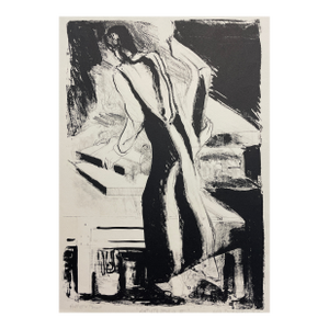 1967 Lois Polansky Artist Studio Lithograph
