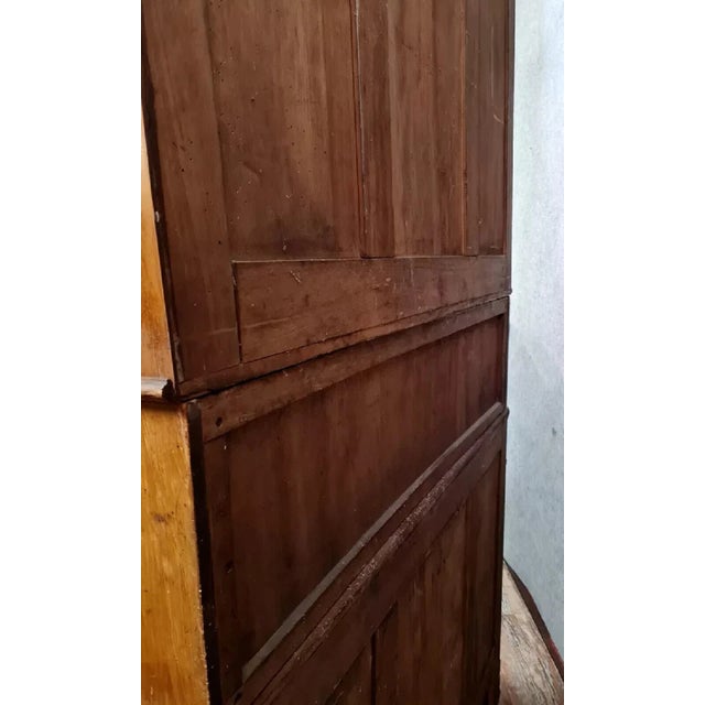 Napoleon III Double-Body Mahogany Sideboard, 1850, in Good conditions. Designed before 1890