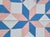 Rustic Eight Snow Flake Quilt Blue and Pink Border For Sale - Image 3 of 5