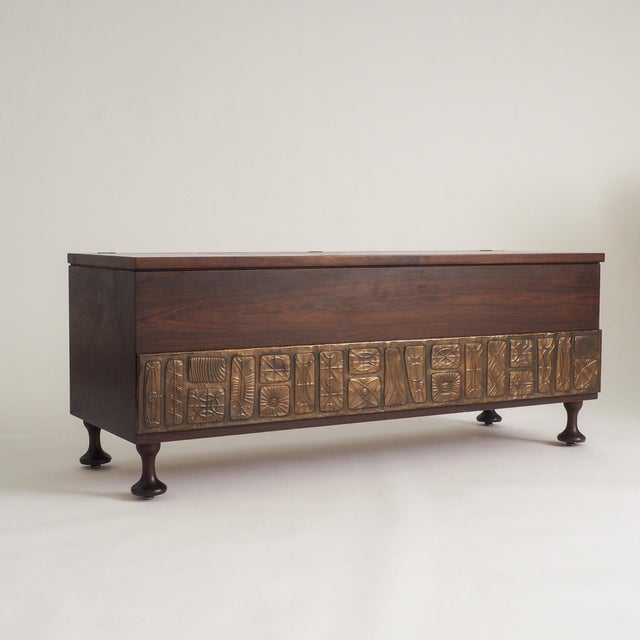 Italian Brutalist Chest by Santambrogio & De Berti, 1960s For Sale - Image 12 of 16