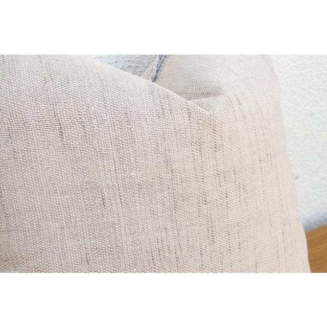 Textile Grey Mist Diamond Cactus Silk Moroccan Pillow For Sale - Image 7 of 9