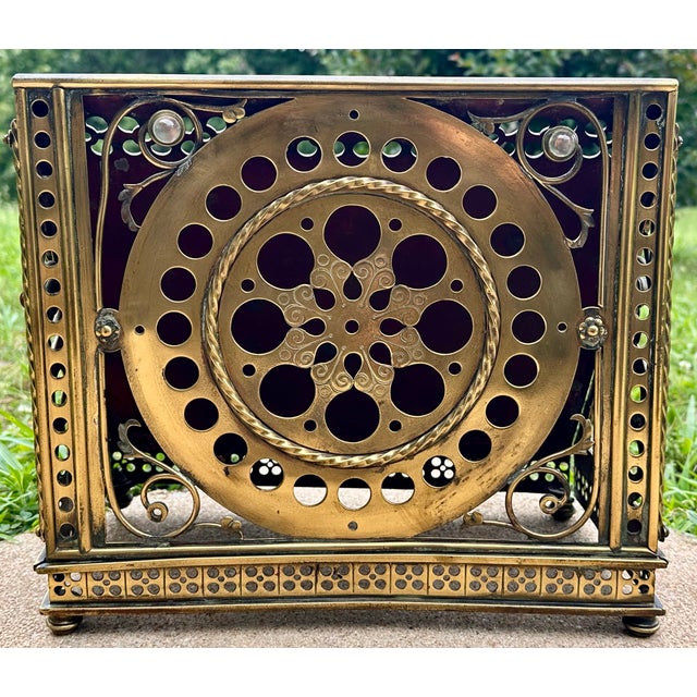 Brass Gothic Revival Brass Missal Bible Stand For Sale - Image 8 of 18