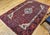 Vintage Bidjar Rug, Hand-Knotted Wool, Herati Geometric Pattern, Red & Ivory, 5x8 For Sale - Image 4 of 16