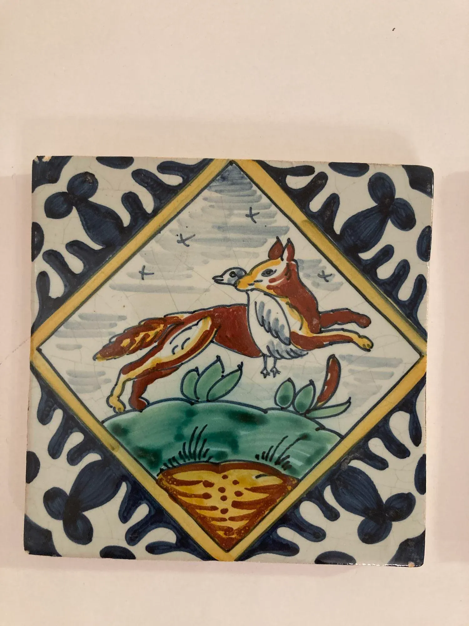 Royal Tichelaar Makkum Antique Delft Dutch Faience Hand-Painted
