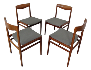 Dining Chairs from Interlübke, 1960s, Set of 4