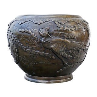 19th Century Japanese Bronze Planter, 1890s For Sale