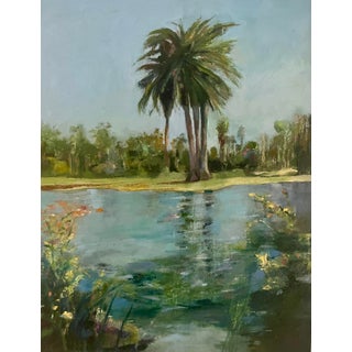 Santa Barbara Landscape "Love, Alice, Alice Keck Park" For Sale