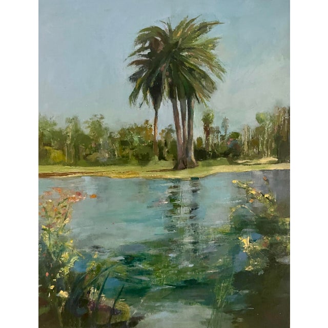 Santa Barbara Landscape "Love, Alice, Alice Keck Park" For Sale