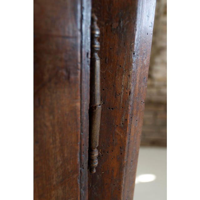 Mid 18th Century 18th Century French Provincial Walnut Confiturier Cabinet with Drawer, 1760s For Sale - Image 5 of 16