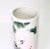 Wood Large Chinese Republic White Porcelain Cylinder Vase, Hat Stand With Red Crowned Cranes on Wood Display Stand For Sale - Image 7 of 11