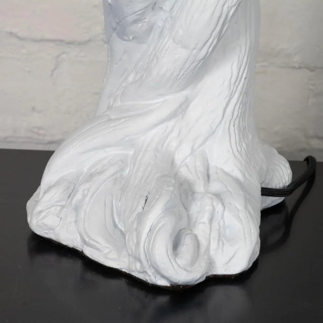 Wood Pair of White Branch Table Lamps For Sale - Image 7 of 10