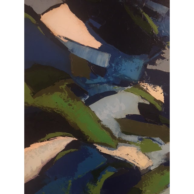 2020s 2022 Contemporary Abstract Expressionist Oil Painting by Jesus Galvan For Sale - Image 5 of 8