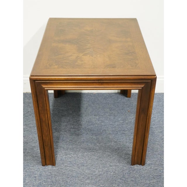 American Altavista Lane Burled Walnut Rustic Americana 22" Accent End Table 1657-05 For Sale - Image 3 of 10
