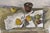 1945 Mid-Century Modern 'Citrus & Pot' Vintage Swedish Expressive Still Life Swedish Oil Painting, Framed For Sale - Image 9 of 13