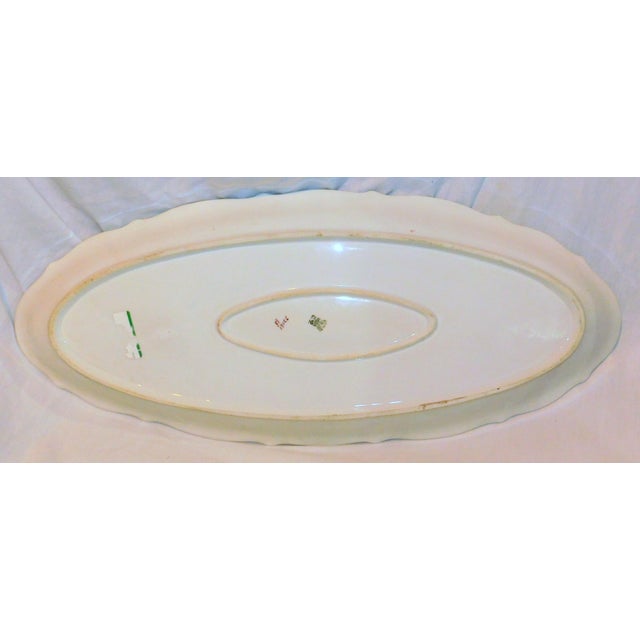 Beautiful hand painted fish serving platter by Carl Tielsch, c. 1870-1910. Wonderful detail to the fish and underwater...