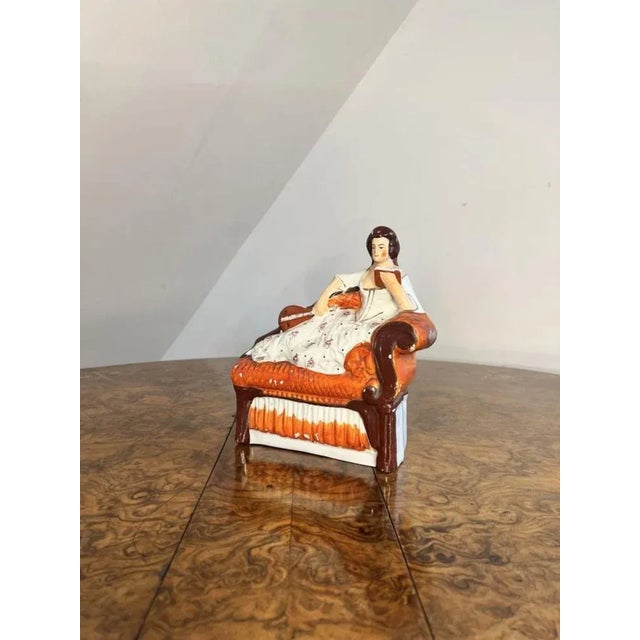 Antique Victorian Staffordshire Bookends, 1860, Set of 2 For Sale - Image 4 of 8