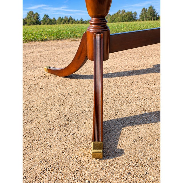 Large Regency Wooden Extendable Table from Heldense For Sale - Image 9 of 18