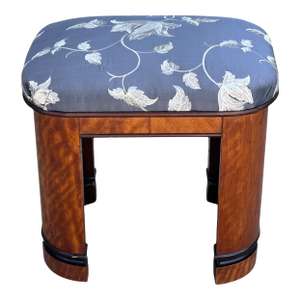 Antique Art Deco Vanity Stool Bench Stool