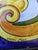 Handcrafted Coffee Table with Hand-Painted Majolica Ceramic Top and a Wrought Iron Base, 2000-2010 For Sale - Image 4 of 10
