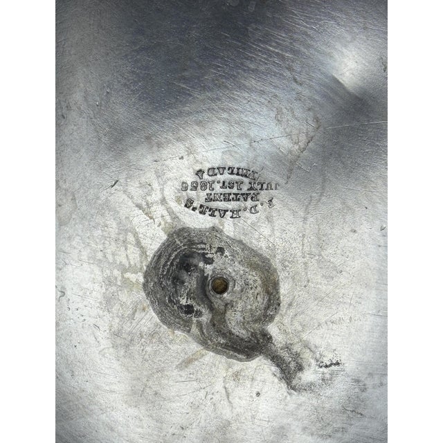 Patented Double Wall Silverplate Coffee Pot, 1856 For Sale - Image 12 of 13