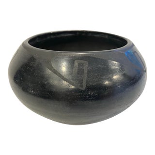 1960s San Ildefonso Pottery Bowl For Sale