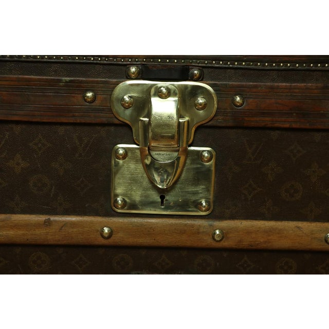 1st Series Monogrammed Cabin Trunk from Louis Vuitton, 1904 For Sale - Image 6 of 11