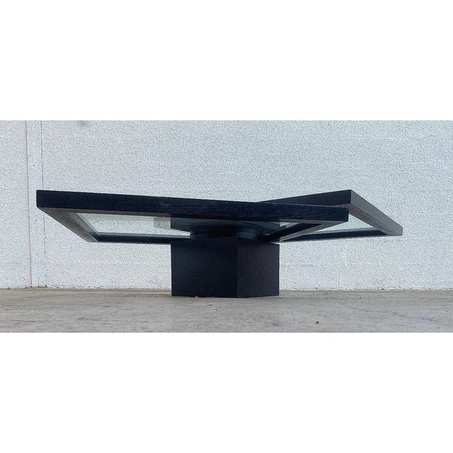 Glass Pivoting Tray Coffee Table For Sale - Image 7 of 12