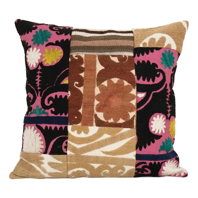 Suzani Patchwork Cushion Cover For Sale