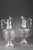 19th Century Silver and Crystal Ewers by Master Silversmith Ernie, 1880, Set of 2, in Very Good conditions. Designed...