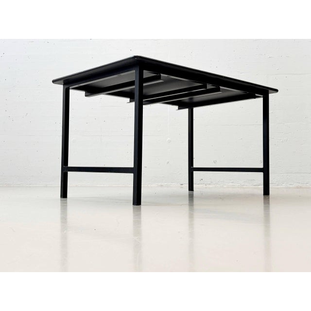 Kelko Table and Lacquered Stools, Switzerland, 1970s, Set of 5 For Sale - Image 16 of 18