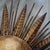 Mid-Century Modern Vintage Gilt Sunburst Wall Light with Textured Dome, 1950s For Sale - Image 3 of 14