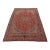 Mashad Rug 9’7” X 12’3” Red Wool Vintage Traditional Hand-Knotted Carpet For Sale