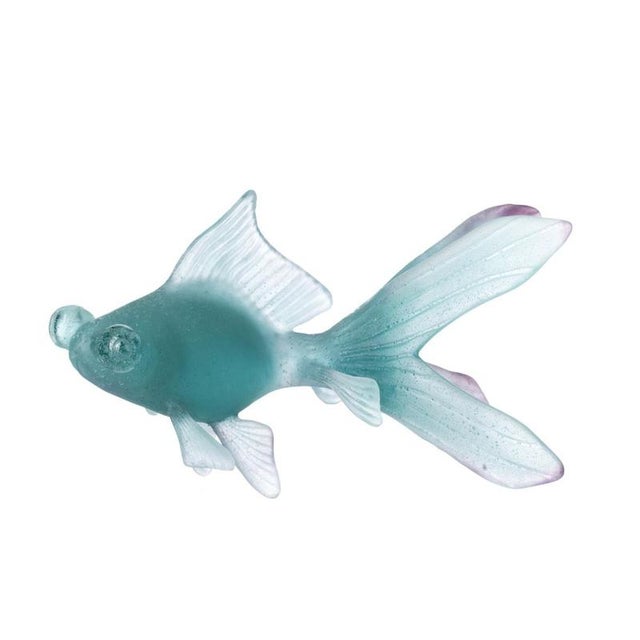 Late 20th Century Glass Goldfish from Daum For Sale - Image 6 of 6
