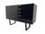 Mid-Century Modern George Nelson for Herman Miller Black Lacquer Cabinet on Slatted Bench Base, 1950s For Sale - Image 3 of 18