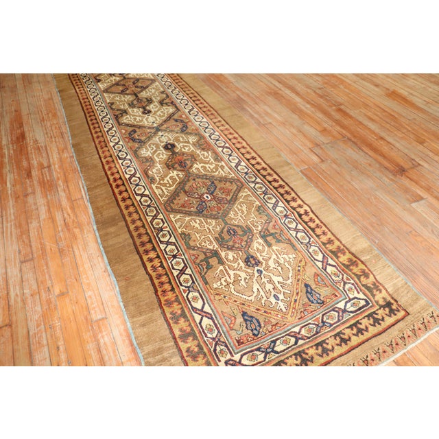 Late 19th Century Camel Hair Runner - 3'8" x 11' For Sale - Image 18 of 18