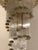 1960s Italian Mid-Century Modern Double Waterfall Spiral Glass Chandelier For Sale - Image 5 of 9