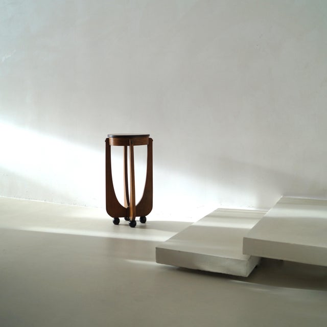 Dutch Amsterdam School Art Deco Sculptural Table on Ball Feet, 1920s For Sale - Image 15 of 18