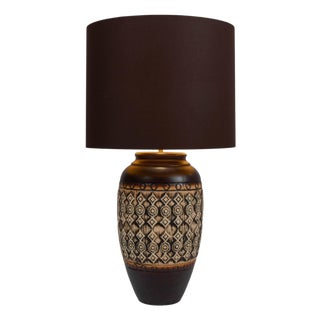 20th Century German Ceramic Table Lamp For Sale