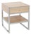 Pasargad Home Haven Modern Side Table With Drawer For Sale