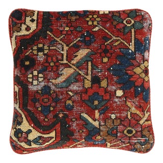 Pasargad Vintage Hand Knotted Farahan Rug Pillow For Sale