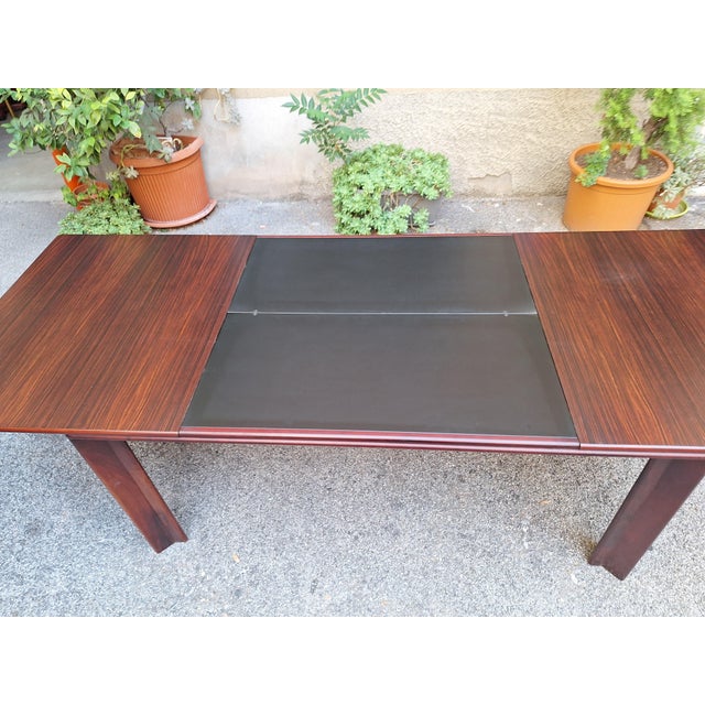 Vintage Extendable Table in Rosewood by Carlo Scarpa for Molteni, 1960s For Sale - Image 6 of 8