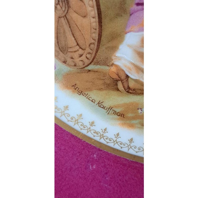 Ceramic Limoges Porcelain Plates, 1950s, Set of 2 For Sale - Image 7 of 12