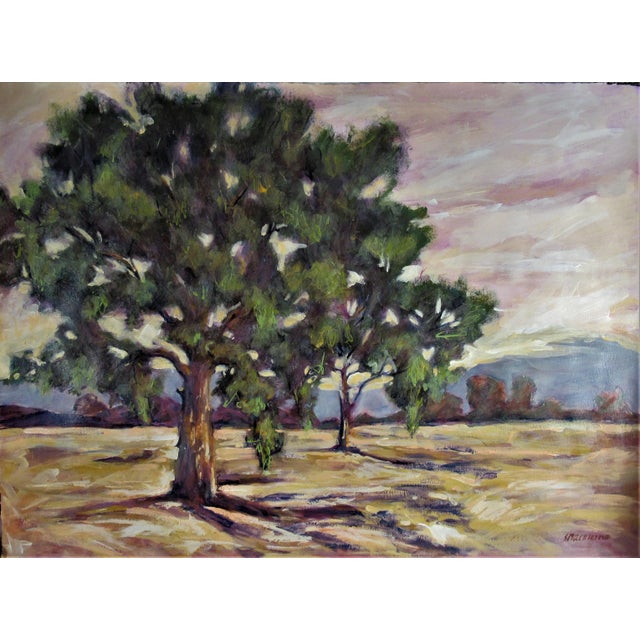Sandra Phipps MacDiarmid, Oak Tress #1, Circa 1990 For Sale