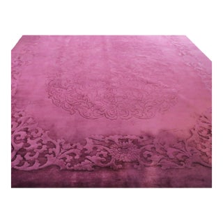 Antique Art Deco Chinese Carpet For Sale