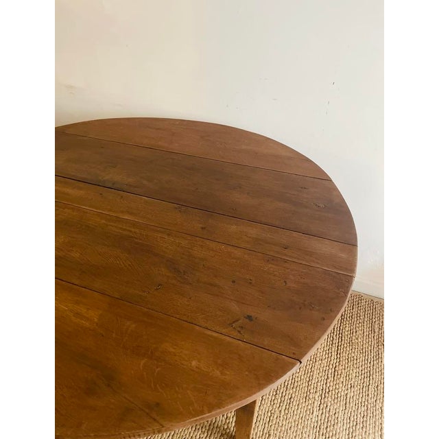 Brown Antique French Folding Dining Table For Sale - Image 8 of 10