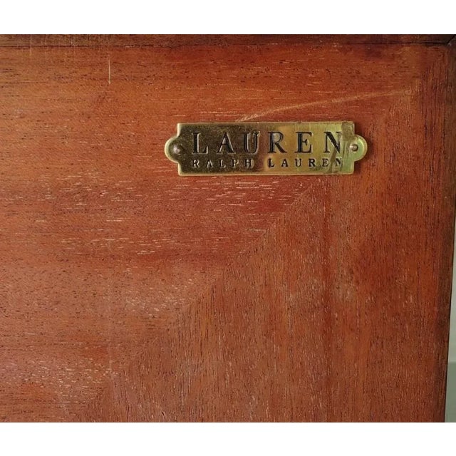 Brown Ralph Lauren Mahogany Mirror For Sale - Image 8 of 8