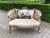 Tan 1970s French Louis XVI Tan Velvet Gilt Beech Settee For Sale - Image 8 of 17