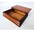 Handsome vintage hardwood document or stationery box with a warm reddish-brown finish and beautifully visible grain. The...