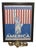 Patriotic Statue of Liberty Framed 8x10 Art - Blue & Red For Sale