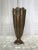 Gorgeous antique middle eastern fluted or ruffled flower vase. It features a repousse pattern and a 8 petal fluted neck....
